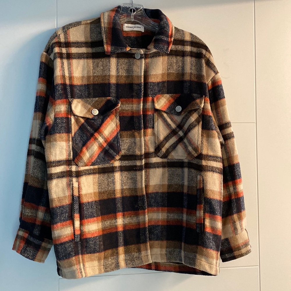 Goodnight Macaroon “Winnie” Shirt Jacket - Size Small